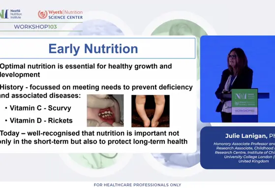 Addressing the Gap: From the Cradle to the Playground - Optimising Intake in Infants, Toddlers and Preschool Children