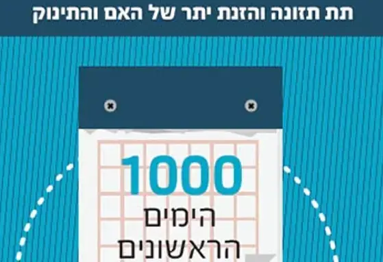 תת תזונה והזנת יתר של האם והתינוק ב1000 הימים הראשונים